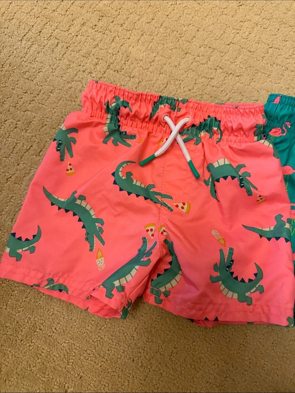 Boys Swim Set with Rash Guard and 3 Swim Shorts size 12 months Cat & Jack